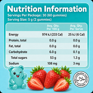 Tummiecarebear Probiotics & Tumie Gummies 60s product photography
