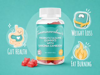 Tummiecarebear Probiotic & Slimie Gummies 60s product photography