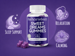 Haircarebear Sweet Dreams Gummies 60s product photography