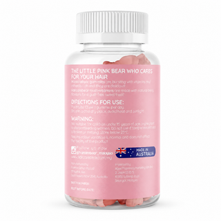 Haircarebear Gummies 60s product photography