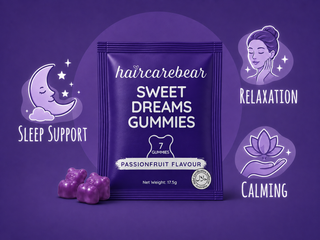 Haircarebear Sweet Dreams Gummies 7s product photography