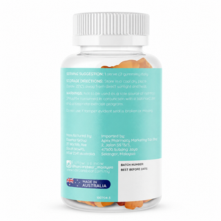 Haircarebear Glowhite Gummies 60s product photography