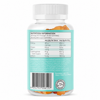 Haircarebear Glowhite Gummies 60s product photography