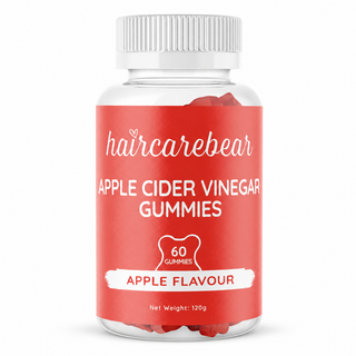 Haircarebear Apple Cider Vinegar Gummies 60s front of pack label