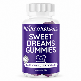 Haircarebear Sweet Dreams Gummies 60s front of pack label